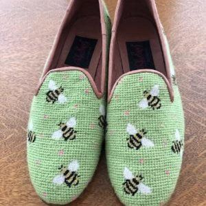 By Paige Embroidered Bee loafers 8.5M